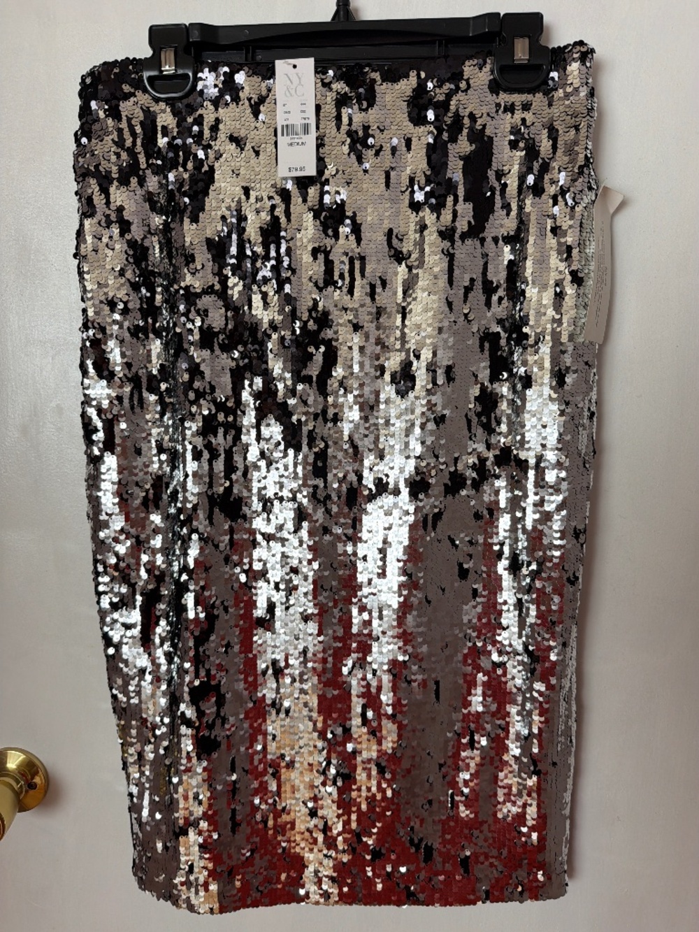 Sequin Pencil Skirt